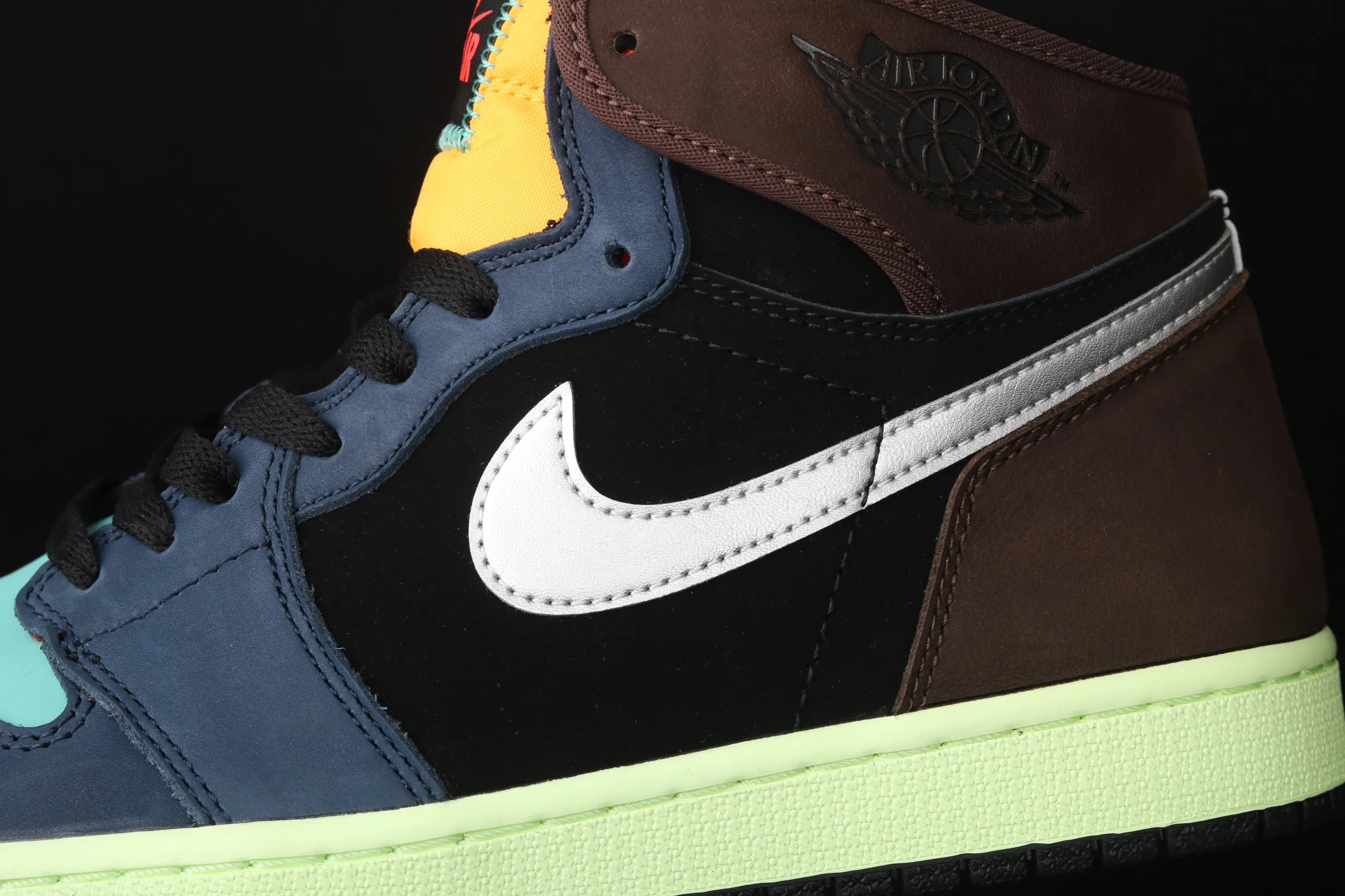 All categories Air Jordan Jordan series basketball shoes Air Jordan 1 High ST version Air Jordan 1 Retro High OG "Bio Hack" AJ1 Joe 1 "Colorful stitching biohacker" classic retro classic high-top versatile cultural basketball shoes 555088-201